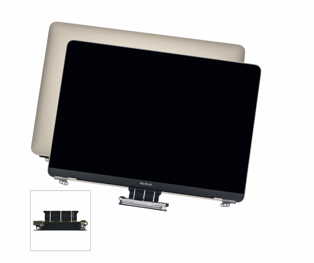 macbook 12 inch a1534 lcd scherm compleet 2016 2017 goud - Macbook Repareren